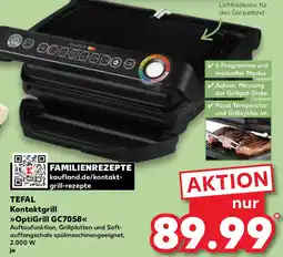 Kaufland TEFAL Kontaktgrill OptiGrill GC7058 Angebot