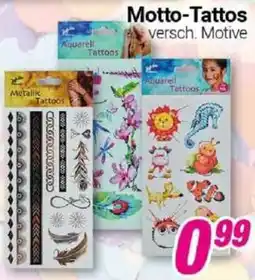 CENTERSHOP Motto-Tattos Angebot