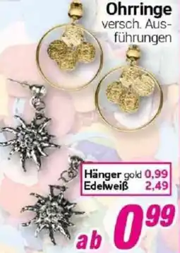 CENTERSHOP Ohrringe Angebot