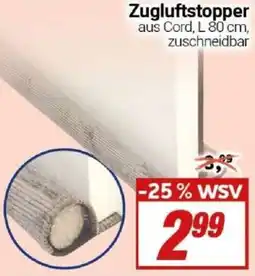 CENTERSHOP Zugluftstopper Angebot