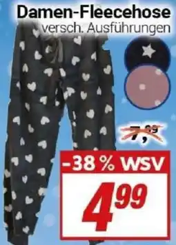 CENTERSHOP Damen-Fleecehose Angebot