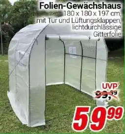 CENTERSHOP Folien-Gewächshaus Angebot