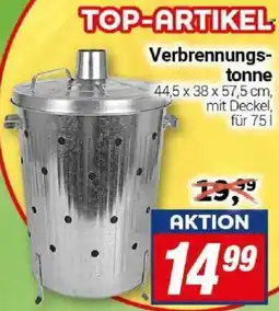 CENTERSHOP Verbrennungstonne Angebot