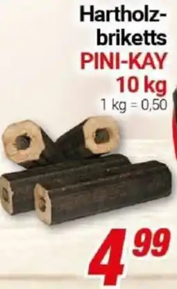 CENTERSHOP Hartholzbriketts PINI-KAY Angebot