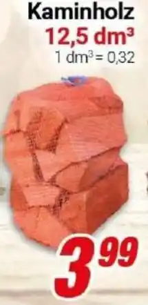 CENTERSHOP Kaminholz Angebot