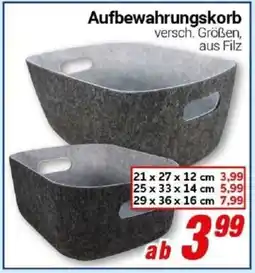 CENTERSHOP Aufbewahrungskorb Angebot