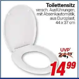 CENTERSHOP Toilettensitz Angebot