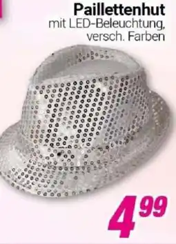 CENTERSHOP Paillettenhut Angebot
