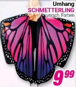 CENTERSHOP Umhang SCHMETTERLING Angebot