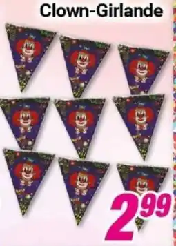 CENTERSHOP Clown-Girlande Angebot