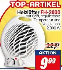 CENTERSHOP Heizlüfter FH-2000 Angebot