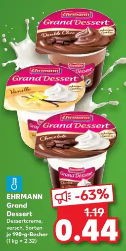 Kaufland EHRMANN Grand Dessert Angebot