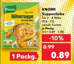 Kaufland KNORR Suppenliebe Angebot