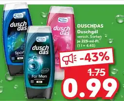 Kaufland DUSCHDAS Duschgel Angebot