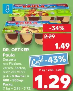 Kaufland DR. OETKER Paula Angebot