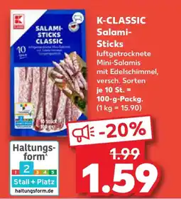 Kaufland K-CLASSIC Salami- Sticks Angebot