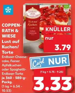 Kaufland COPPEN- RATH & WIESE Lust auf Kuchen/ Torte Angebot