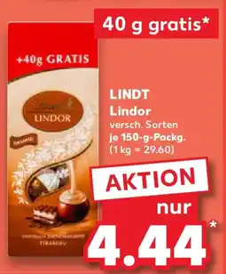 Kaufland LINDT Lindor Angebot