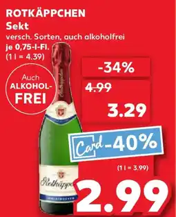 Kaufland ROTKÄPPCHEN Sekt Angebot