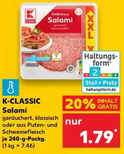 Kaufland K-CLASSIC Salami Angebot