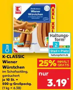 Kaufland K-CLASSIC Wiener Würstchen Angebot