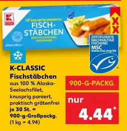 Kaufland K-CLASSIC Fischstäbchen Angebot