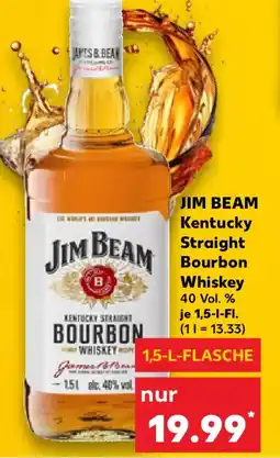 Kaufland JIM BEAM Kentucky Straight Bourbon Whiskey Angebot