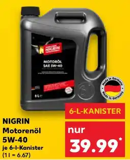 Kaufland NIGRIN Motorenöl 5W-40 Angebot