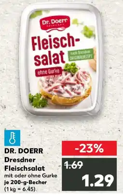Kaufland DR. DOERR Dresdner Fleischsalat Angebot