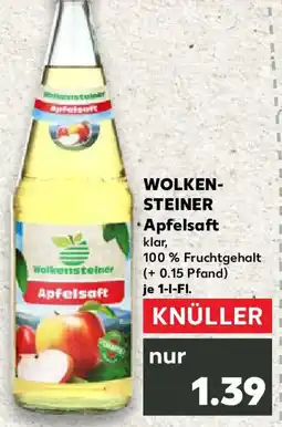 Kaufland WOLKEN- STEINER Apfelsaft Angebot