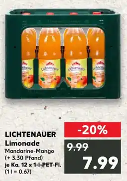 Kaufland LICHTENAUER Limonade Angebot