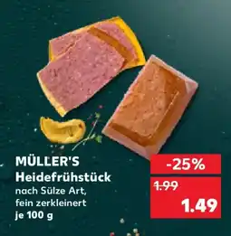 Kaufland MÜLLER'S Heidefrühstück Angebot