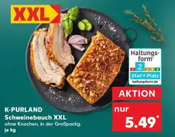 Kaufland K-PURLAND Schweinebauch XXL Angebot