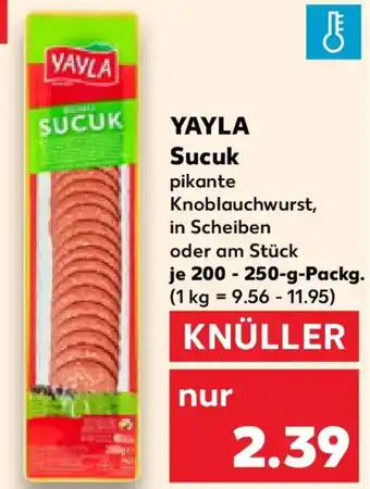 Kaufland YAYLA Sucuk Angebot