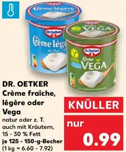 Kaufland DR. OETKER Crème fraîche, légère oder Vega Angebot
