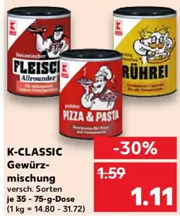 Kaufland K-CLASSIC Gewürzmischung Angebot