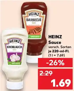 Kaufland HEINZ Sauce Angebot