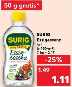 Kaufland SURIG Essigessenz Angebot