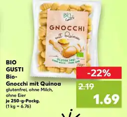 Kaufland BIO GUSTI Bio- Gnocchi mit Quinoa Angebot