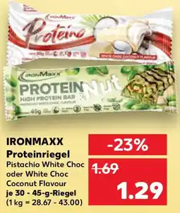 Kaufland IRONMAXX Proteinriegel Angebot