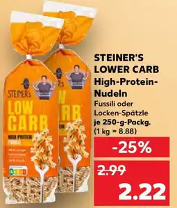 Kaufland STEINER'S LOWER CARB High-Protein- Nudeln Angebot