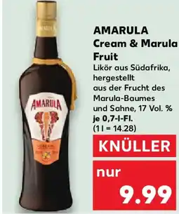 Kaufland AMARULA Cream & Marula Fruit Angebot