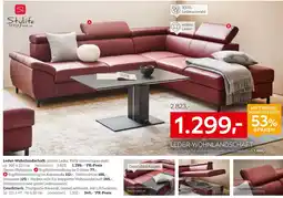 XXXLutz Stylife leder-wohnlandschaft Angebot