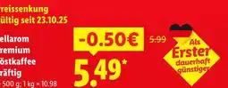 Lidl Bellarom premium röstkaffee kräftig Angebot