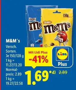 Lidl M&m's crispy Angebot