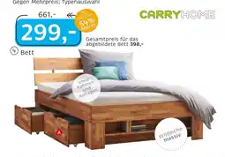 XXXLutz Carryhome bett ca. 145 x 220 x 90 cm Angebot