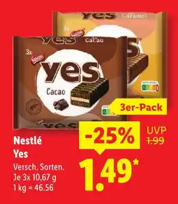 Lidl Nestlé yes Angebot