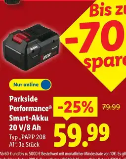 Lidl Parkside performance smart-akku Angebot