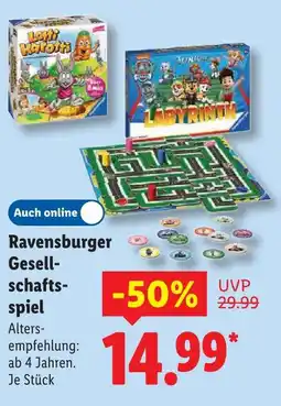 Lidl Ravensburger gesellschaftsspiel Angebot