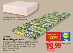Lidl Livarno kinder-klappmatratze Angebot